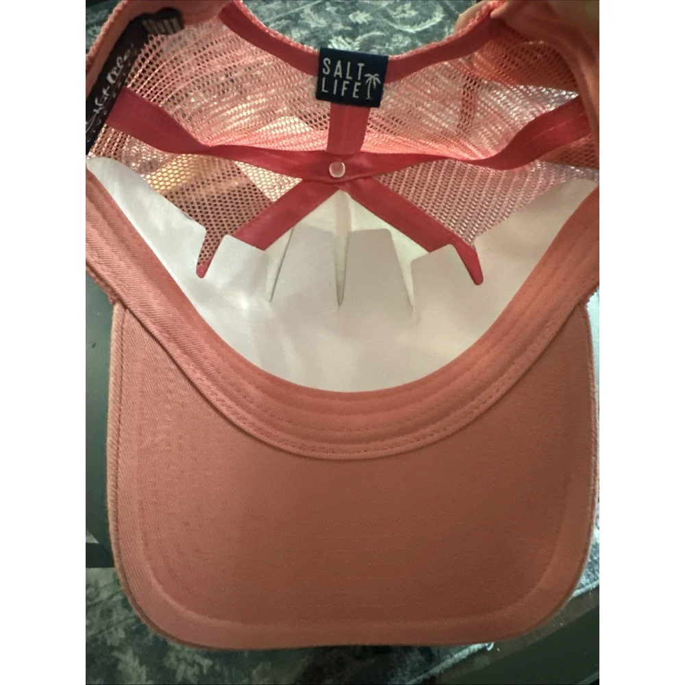 NWT Salt Life - Women’s Coral Baseball Cap Hat Snap Back